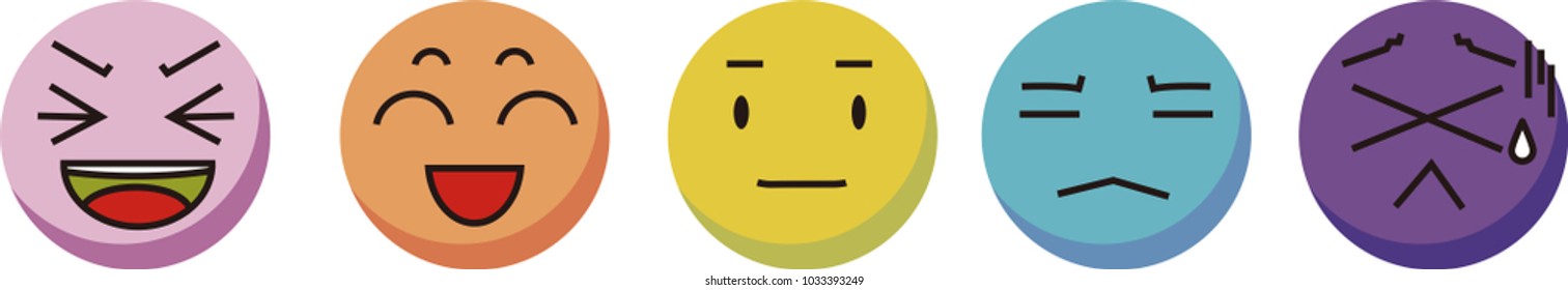3d Facial expression icon