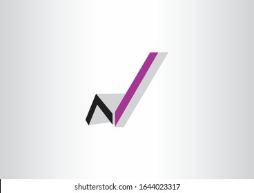 Diseño del logo del gráfico de olas financieras 3d