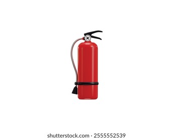 3d fire extinguisher icon concept of fire safety equipment icon vector illustration