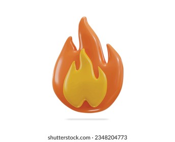 3D-Feuersymbol, Vektorgrafik