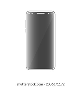 3d Flat Mobile mockup with white screen - Powered by Shutterstock - Get 15% off with code: PIKWIZARD15
