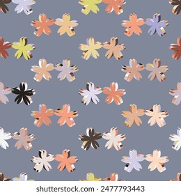 3d floral seamless pattern. 3d illustration. Luxury design for wallpaper, textile print. 
