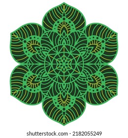 3d Flower Mandala Pattern. Lace 3D Mandala. Multilayer SVG Laser Cut File