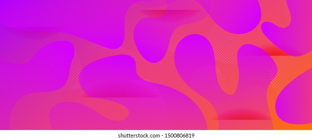 3d Fluid Background. Light Gradient Poster. Multicolor Vector Illustration. Futuristic Concept. Abstract Flow Design. Gradient Brochure. Graphic Wallpaper. Digital Template. Abstract Fluid Pattern.