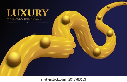 Diseño de fondo 3D Fluid de lujo. 
Ilustración mística vectorial. Fondo fluido.
Se puede usar para publicidad, marketing, presentación.