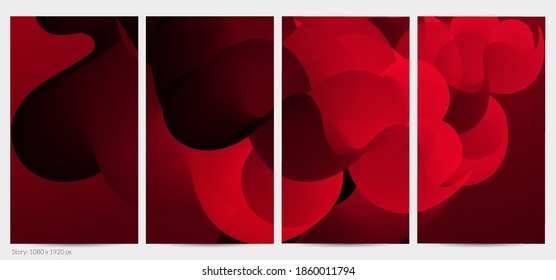 Forma ondulada del fluido 3D. Luminoso fondo futurista nublado. El gradiente vibrante fluye en ondas de sonido de música abstractas. Textura líquida dinámica. Plantilla vectorial creativa para diseño de post de moda.