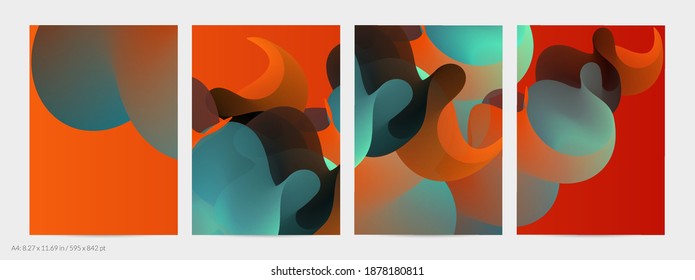 Forma ondulada del fluido 3D. Luminoso fondo futurista nublado. El gradiente vibrante fluye en ondas de sonido de música abstractas. Textura líquida dinámica. Plantilla vectorial creativa para diseño de volante de moda.