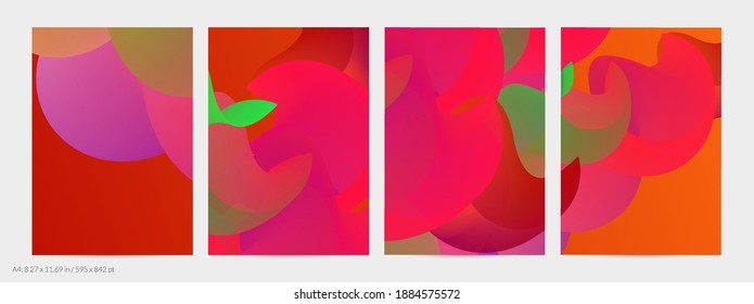 3D fluid wavy shape. Bright cloudy futuristic background. Vibrant gradient flow in abstract music sound waves. Dynamic liquid texture. Creative vector template for trendy flyer design.