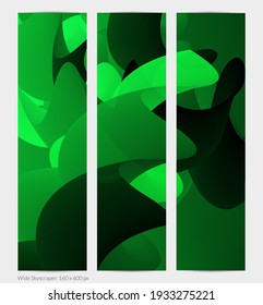 Forma ondulada del fluido 3D. Luminoso fondo futurista nublado. El gradiente vibrante fluye en ondas de sonido de música abstractas. Textura líquida dinámica. Plantilla vectorial creativa para diseño de banners de moda.