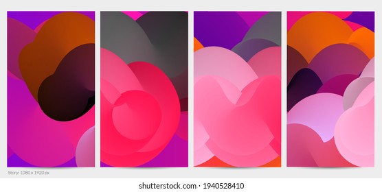 3D fluid wavy shape. Bright cloudy futuristic background. Vibrant gradient flow in abstract music sound waves. Dynamic liquid texture. Creative vector template for trendy post design.
