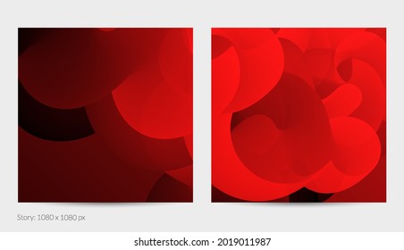 3D fluid wavy shape. Bright cloudy futuristic background. Vibrant gradient flow in abstract music sound waves. Dynamic liquid texture. Creative vector template for trendy post design.