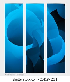 3D fluid wavy shape. Bright cloudy futuristic background. Vibrant gradient flow in abstract music sound waves. Dynamic liquid texture. Creative vector template for trendy banner design.