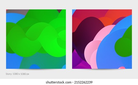 3D fließende Form. Hell bewölkter futuristischer Hintergrund. Lebhafter Farbverlauf-Fluss in abstrakten Musik-Schallwellen. Dynamische flüssige Textur. Kreative Vektorvorlage für trendige Postdesign.