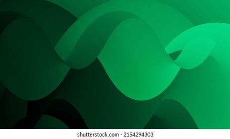 3D fließende Form. Hell bewölkter futuristischer Hintergrund. Lebhafter Farbverlauf-Fluss in abstrakten Musik-Schallwellen. Dynamische flüssige Textur. Kreative Vektorvorlage für trendige Cover-Designs.