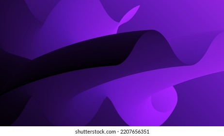3D fluid wavy shape. Bright cloudy futuristic background. Vibrant gradient flow in abstract music sound waves. Dynamic liquid texture. Creative vector template for trendy cover design.