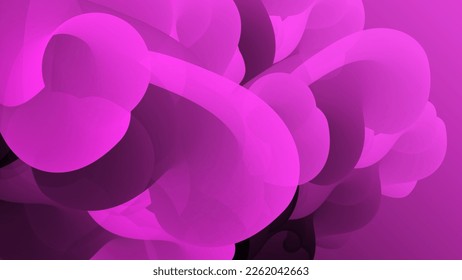 Forma ondulada del fluido 3D. Luminoso fondo futurista nublado. El gradiente vibrante fluye en ondas de sonido de música abstractas. Textura líquida dinámica. Plantilla vectorial creativa para diseño de portada de moda.