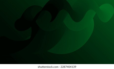 3D fluid wavy shape. Bright cloudy futuristic background. Vibrant gradient flow in abstract music sound waves. Dynamic liquid texture. Creative vector template for trendy cover design.