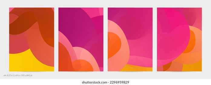 3D fluid wavy shape. Bright cloudy futuristic background. Vibrant gradient flow in abstract music sound waves. Dynamic liquid texture. Creative vector template for trendy flyer design.