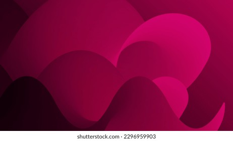 Forma ondulada del fluido 3D. Luminoso fondo futurista nublado. El gradiente vibrante fluye en ondas de sonido de música abstractas. Textura líquida dinámica. Plantilla vectorial creativa para diseño de portada de moda.