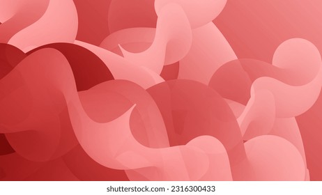 Forma ondulada del fluido 3D. Luminoso fondo futurista nublado. El gradiente vibrante fluye en ondas de sonido de música abstractas. Textura líquida dinámica. Plantilla vectorial creativa para diseño de portada de moda.