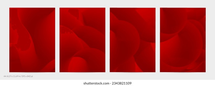 3D fluid wavy shape. Bright cloudy futuristic background. Vibrant gradient flow in abstract music sound waves. Dynamic liquid texture. Creative vector template for trendy flyer design.