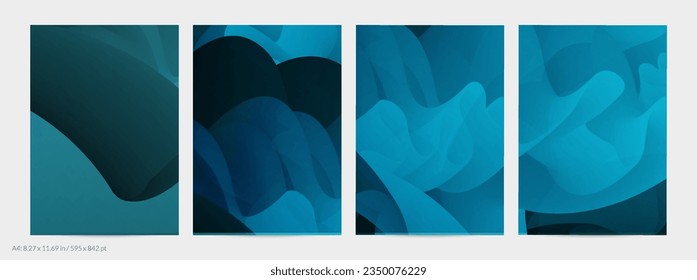 Forma ondulada del fluido 3D. Luminoso fondo futurista nublado. El gradiente vibrante fluye en ondas de sonido de música abstractas. Textura líquida dinámica. Plantilla vectorial creativa para diseño de volante de moda.