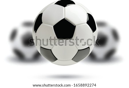 Similar – Soccer ball Joy Playing