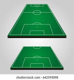 3d football (soccer) fields