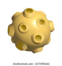 3.ᵉʳ vector de ilustración de luna llena