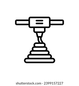 Ilustración de vectores de iconos de contorno de 3D fundido