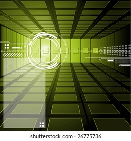 3D futuristic background