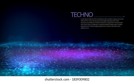3D Futuristic Circuit Technology Concept Background. EPS10 Vector