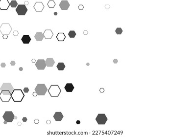 3D Futuristic honeycomb mosaic white background. Realistic geometric mesh cells texture.  Geometric Hexagon abstract background.