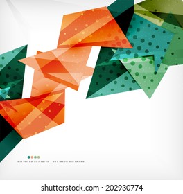 3d futuristic shapes vector abstract background made of glossy pieces with light effects and textured surfaces