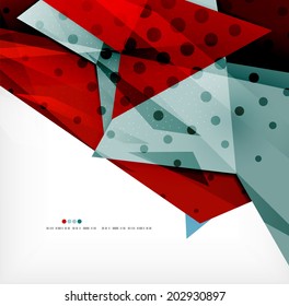 3d futuristic shapes vector abstract background made of glossy pieces with light effects and textured surfaces