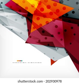 3d futuristic shapes vector abstract background made of glossy pieces with light effects and textured surfaces