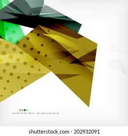 3d formas futuristas fondo abstracto vectorial de piezas glotonas con efectos de luz y superficies texturizadas
