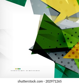 3d formas futuristas fondo abstracto vectorial de piezas glotonas con efectos de luz y superficies texturizadas