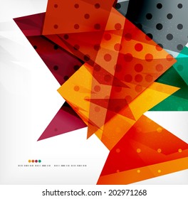 3d futuristic shapes vector abstract background made of glossy pieces with light effects and textured surfaces