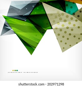 3d futuristic shapes vector abstract background made of glossy pieces with light effects and textured surfaces