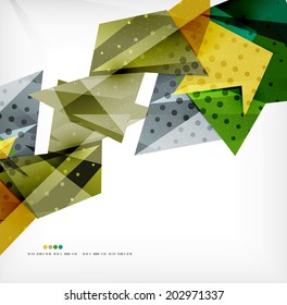 3d futuristic shapes vector abstract background made of glossy pieces with light effects and textured surfaces