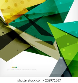 3d formas futuristas fondo abstracto vectorial de piezas glotonas con efectos de luz y superficies texturizadas
