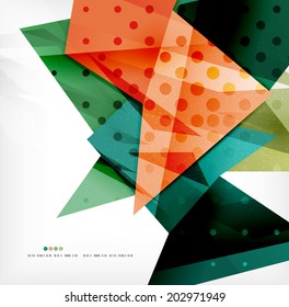 3d futuristic shapes vector abstract background made of glossy pieces with light effects and textured surfaces