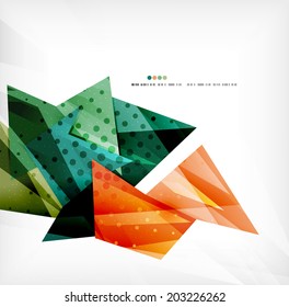 3d futuristic shapes vector abstract background made of glossy pieces with light effects and textured surfaces