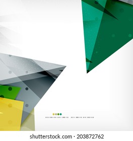 3d futuristic shapes vector abstract background made of glossy pieces with light effects and textured surfaces