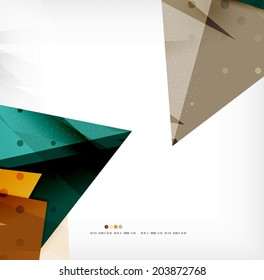 3d futuristic shapes vector abstract background made of glossy pieces with light effects and textured surfaces