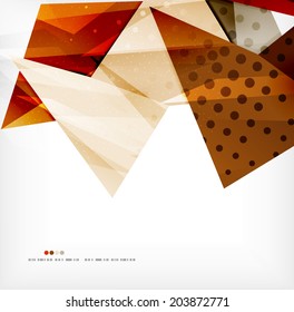 3d futuristic shapes vector abstract background made of glossy pieces with light effects and textured surfaces