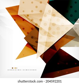 3d futuristic shapes vector abstract background made of glossy pieces with light effects and textured surfaces