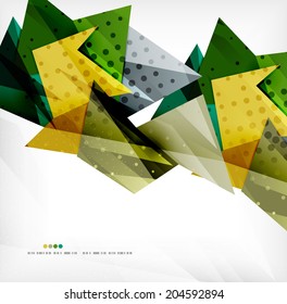 3d futuristic shapes vector abstract background made of glossy pieces with light effects and textured surfaces