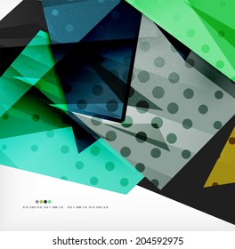 3d futuristic shapes vector abstract background made of glossy pieces with light effects and textured surfaces
